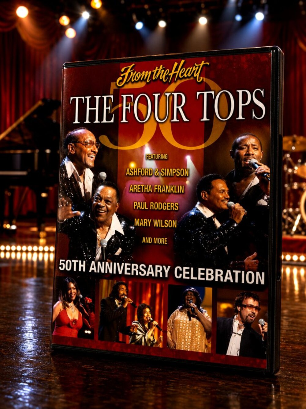The Four Tops: 50th Anniversary Celebration (DVD, Region 1) Very Good condition!